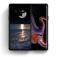 Thumbnail for Θήκη Samsung Note 9 Moon Landscape από τη Smartfits με σχέδιο στο πίσω μέρος και μαύρο περίβλημα | Samsung Note 9 Moon Landscape case with colorful back and black bezels