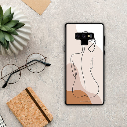 LineArt Woman - Samsung Galaxy Note 9 θήκη