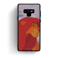 Thumbnail for samsung note 9 Lion Love 1 Θήκη Αγίου Βαλεντίνου από τη Smartfits με σχέδιο στο πίσω μέρος και μαύρο περίβλημα | Smartphone case with colorful back and black bezels by Smartfits