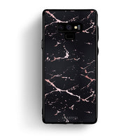 Thumbnail for 4 - samsung galaxy note 9 Black Rosegold Marble case, cover, bumper