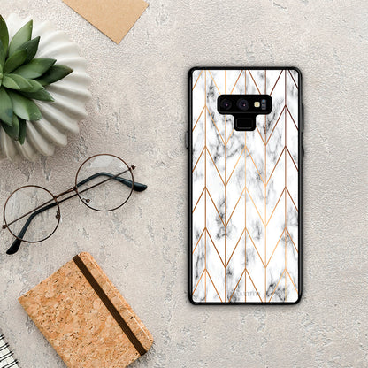 Marble Gold Geometric - Samsung Galaxy Note 9 θήκη
