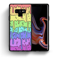 Thumbnail for Θήκη Samsung Note 9 Melting Rainbow από τη Smartfits με σχέδιο στο πίσω μέρος και μαύρο περίβλημα | Samsung Note 9 Melting Rainbow case with colorful back and black bezels