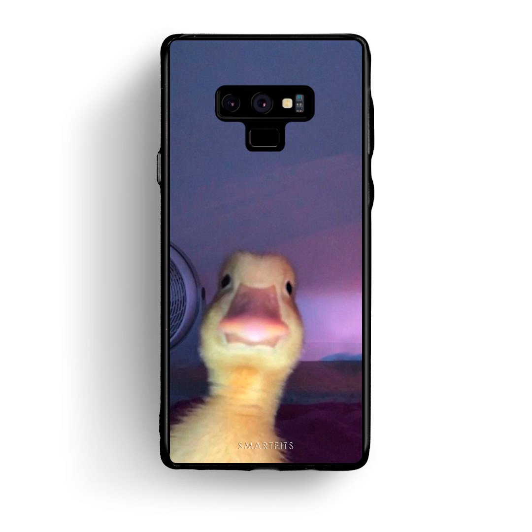 samsung note 9 Meme Duck θήκη από τη Smartfits με σχέδιο στο πίσω μέρος και μαύρο περίβλημα | Smartphone case with colorful back and black bezels by Smartfits