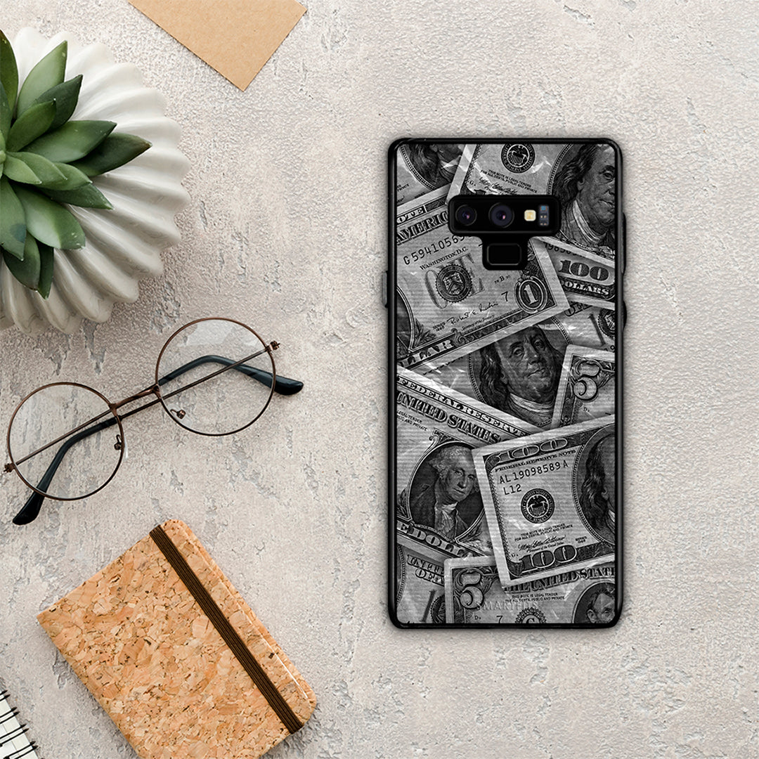 Money Dollars - Samsung Galaxy Note 9 θήκη
