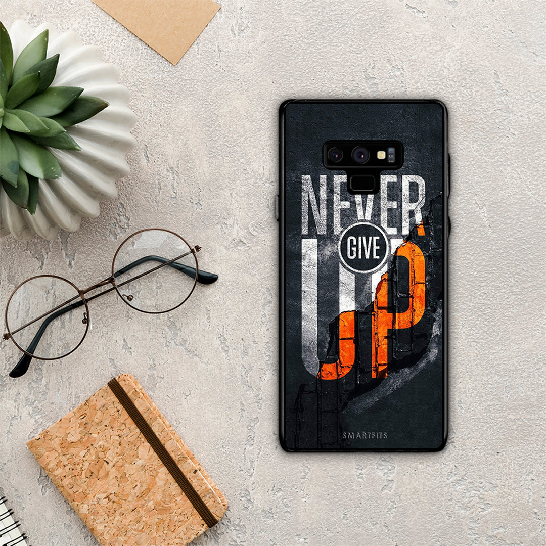 Never Give Up - Samsung Galaxy Note 9 θήκη