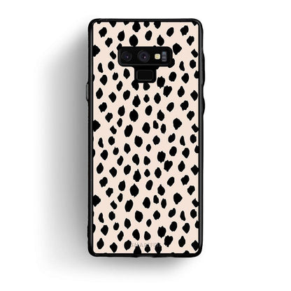 samsung note 9 New Polka Dots θήκη από τη Smartfits με σχέδιο στο πίσω μέρος και μαύρο περίβλημα | Smartphone case with colorful back and black bezels by Smartfits