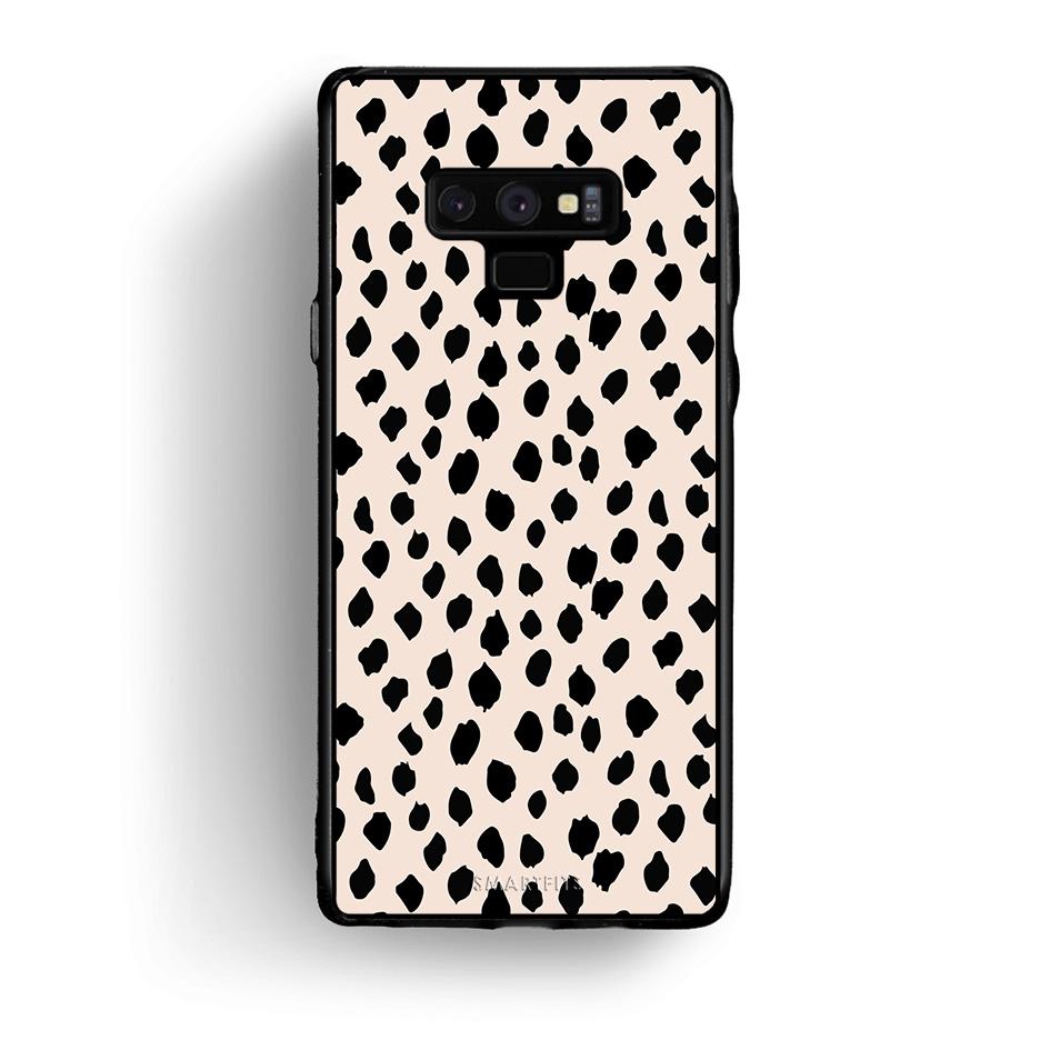 samsung note 9 New Polka Dots θήκη από τη Smartfits με σχέδιο στο πίσω μέρος και μαύρο περίβλημα | Smartphone case with colorful back and black bezels by Smartfits