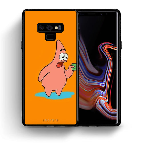 Θήκη Αγίου Βαλεντίνου Samsung Note 9 No Money 1 από τη Smartfits με σχέδιο στο πίσω μέρος και μαύρο περίβλημα | Samsung Note 9 No Money 1 case with colorful back and black bezels