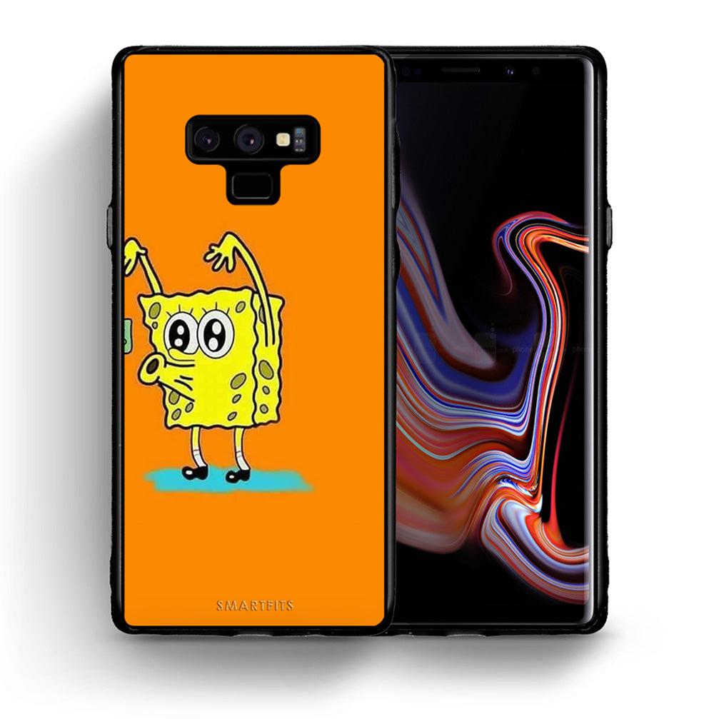 Θήκη Αγίου Βαλεντίνου Samsung Note 9 No Money 2 από τη Smartfits με σχέδιο στο πίσω μέρος και μαύρο περίβλημα | Samsung Note 9 No Money 2 case with colorful back and black bezels