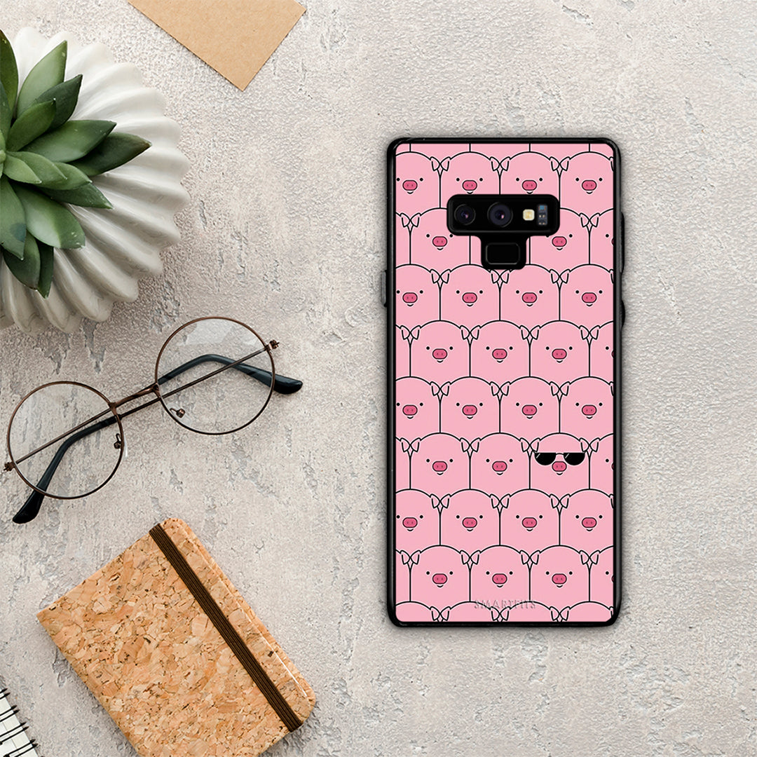 Pig Glasses - Samsung Galaxy Note 9 θήκη