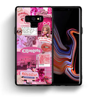 Thumbnail for Θήκη Αγίου Βαλεντίνου Samsung Note 9 Pink Love από τη Smartfits με σχέδιο στο πίσω μέρος και μαύρο περίβλημα | Samsung Note 9 Pink Love case with colorful back and black bezels