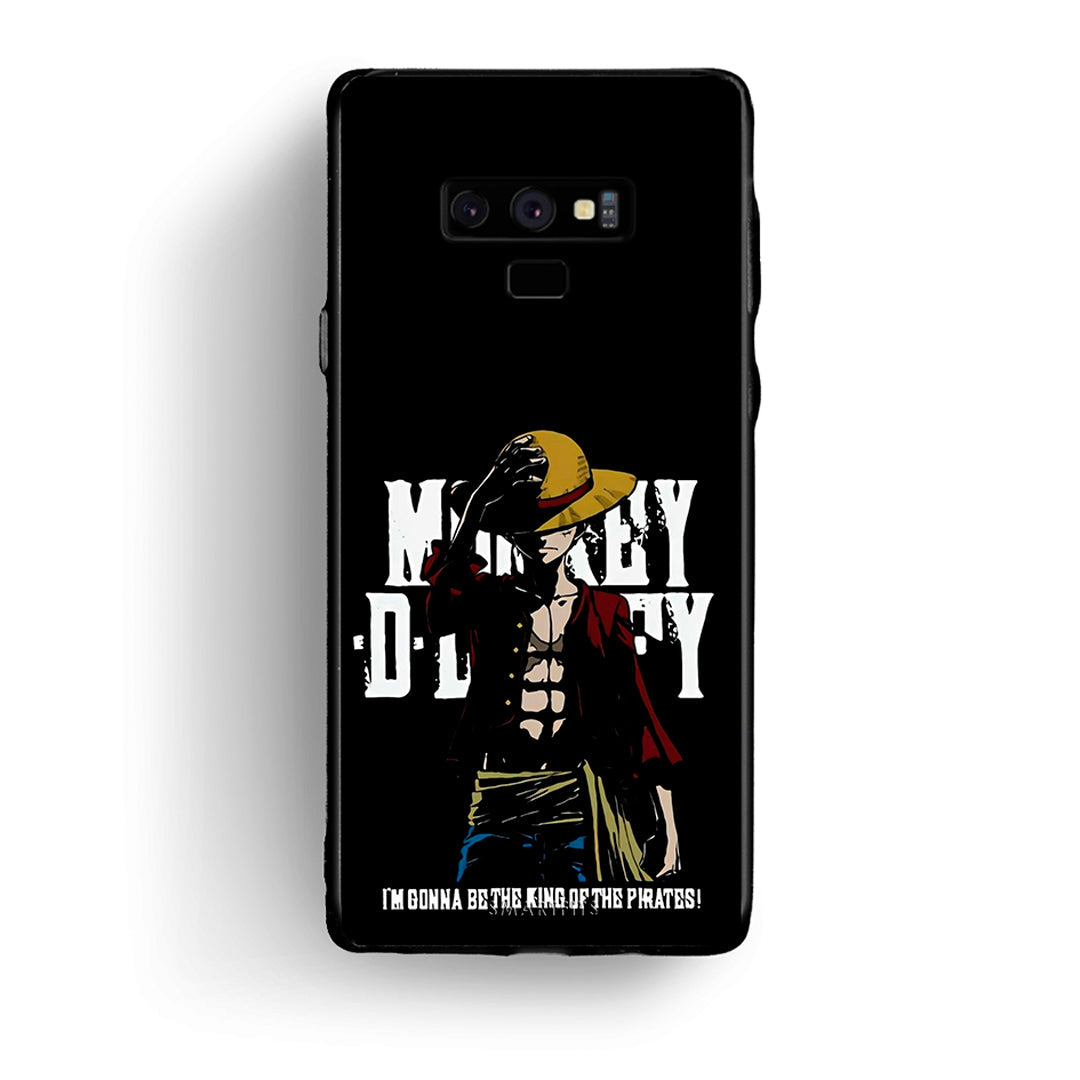 samsung note 9 Pirate King θήκη από τη Smartfits με σχέδιο στο πίσω μέρος και μαύρο περίβλημα | Smartphone case with colorful back and black bezels by Smartfits