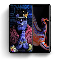 Thumbnail for Θήκη Samsung Note 9 Thanos PopArt από τη Smartfits με σχέδιο στο πίσω μέρος και μαύρο περίβλημα | Samsung Note 9 Thanos PopArt case with colorful back and black bezels