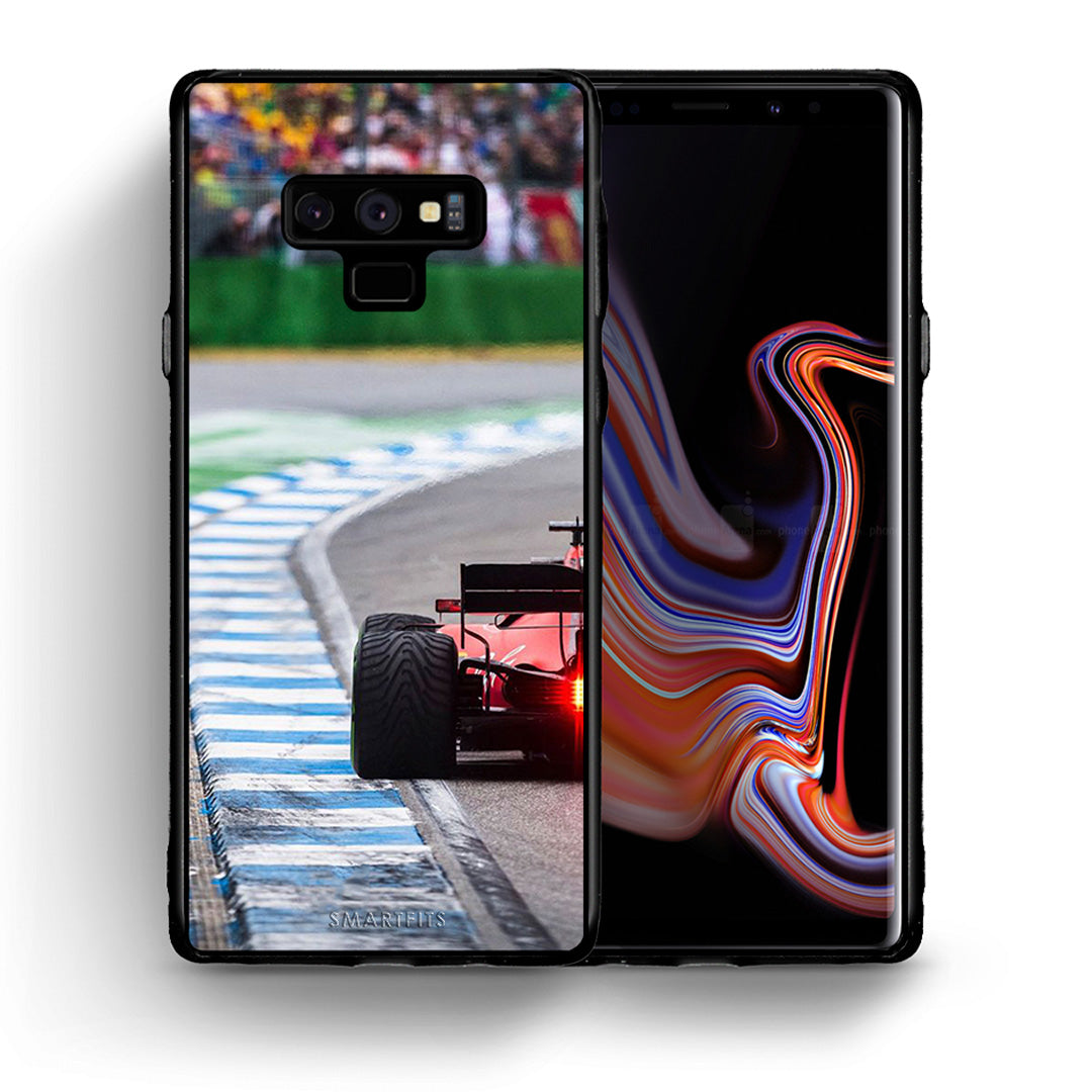 Θήκη Samsung Note 9 Racing Vibes από τη Smartfits με σχέδιο στο πίσω μέρος και μαύρο περίβλημα | Samsung Note 9 Racing Vibes case with colorful back and black bezels