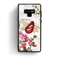 Thumbnail for samsung note 9 Red Lips θήκη από τη Smartfits με σχέδιο στο πίσω μέρος και μαύρο περίβλημα | Smartphone case with colorful back and black bezels by Smartfits