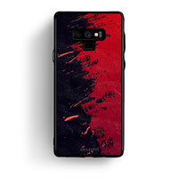 Thumbnail for samsung note 9 Red Paint Θήκη Αγίου Βαλεντίνου από τη Smartfits με σχέδιο στο πίσω μέρος και μαύρο περίβλημα | Smartphone case with colorful back and black bezels by Smartfits