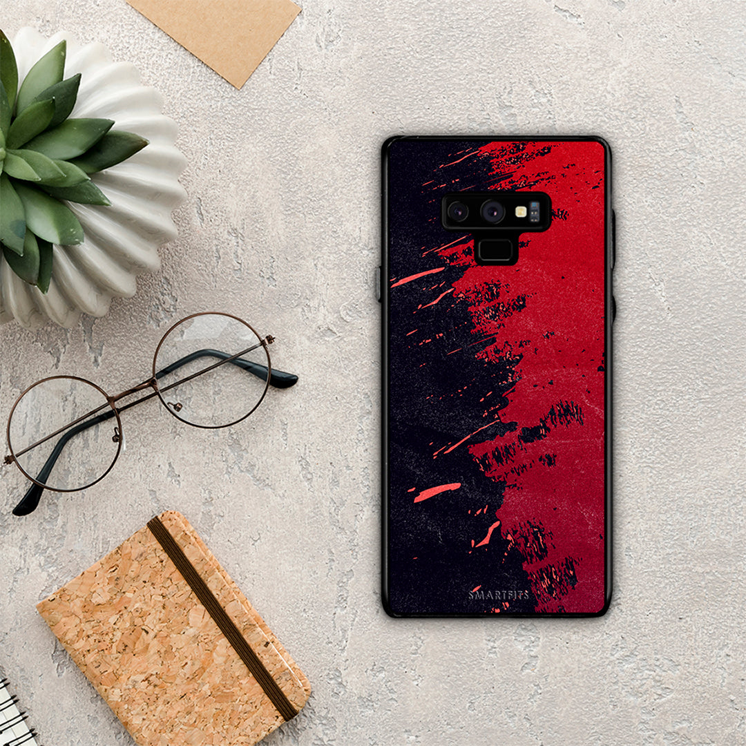 Red Paint - Samsung Galaxy Note 9 θήκη