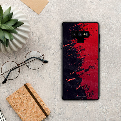 Red Paint - Samsung Galaxy Note 9 θήκη
