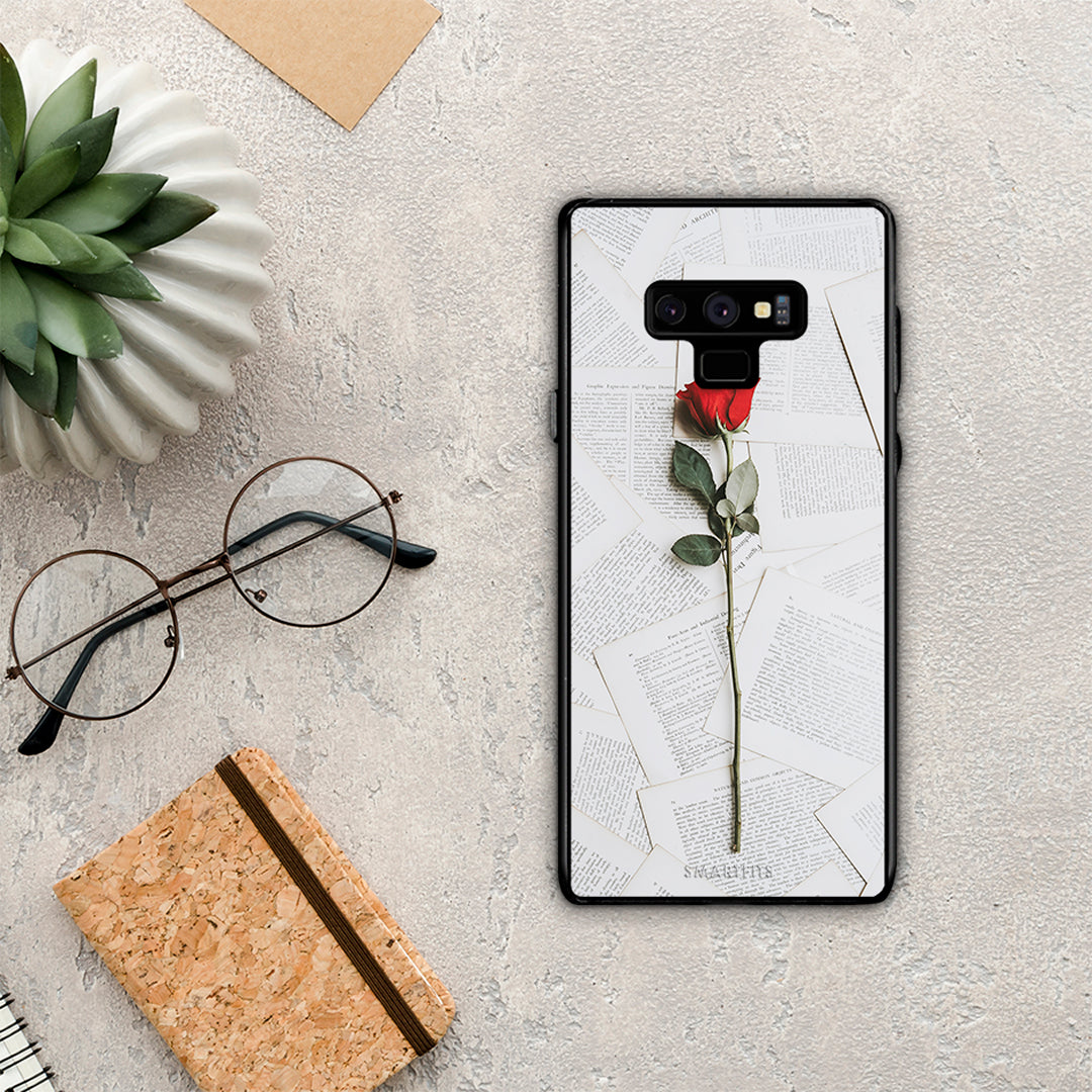 Red Rose - Samsung Galaxy Note 9 θήκη