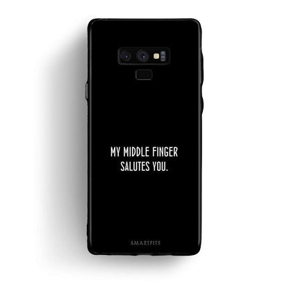 samsung note 9 Salute θήκη από τη Smartfits με σχέδιο στο πίσω μέρος και μαύρο περίβλημα | Smartphone case with colorful back and black bezels by Smartfits