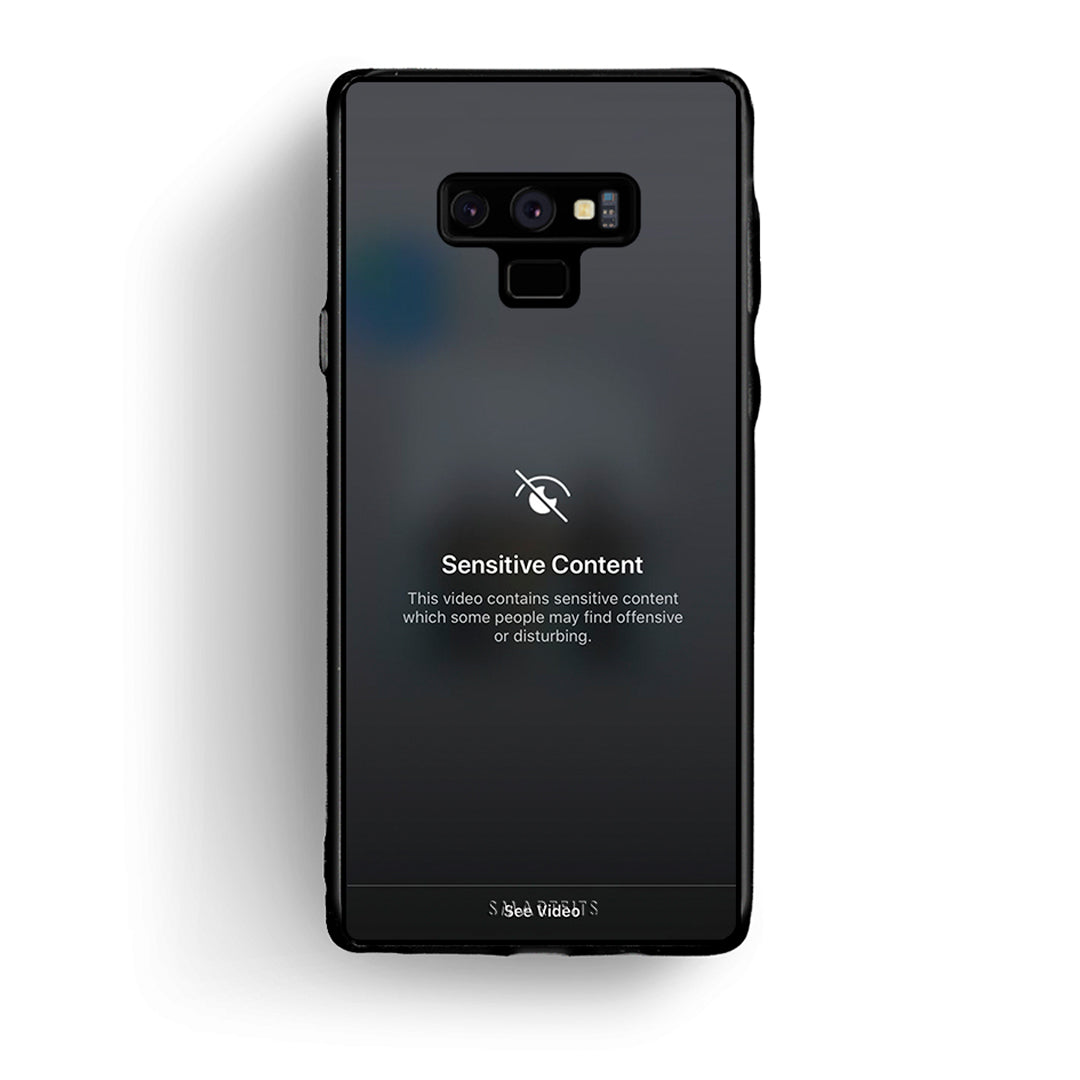 samsung note 9 Sensitive Content θήκη από τη Smartfits με σχέδιο στο πίσω μέρος και μαύρο περίβλημα | Smartphone case with colorful back and black bezels by Smartfits