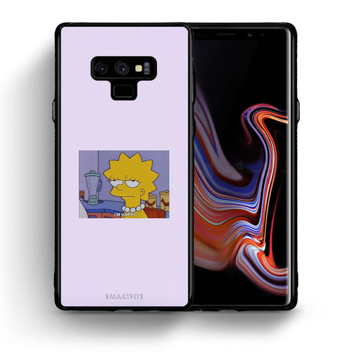Θήκη Samsung Note 9 So Happy από τη Smartfits με σχέδιο στο πίσω μέρος και μαύρο περίβλημα | Samsung Note 9 So Happy case with colorful back and black bezels