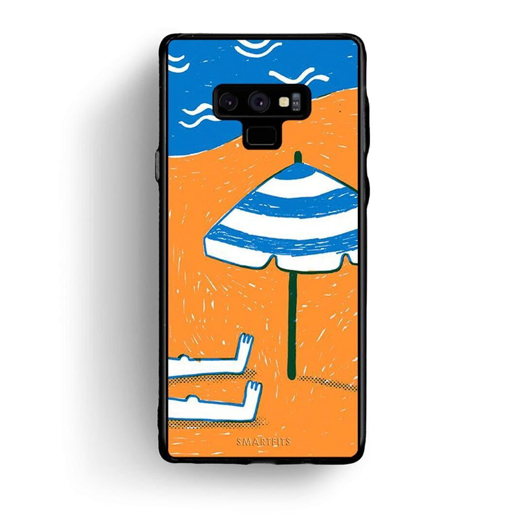 samsung note 9 Summering Θήκη από τη Smartfits με σχέδιο στο πίσω μέρος και μαύρο περίβλημα | Smartphone case with colorful back and black bezels by Smartfits