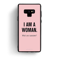 Thumbnail for samsung note 9 Superpower Woman θήκη από τη Smartfits με σχέδιο στο πίσω μέρος και μαύρο περίβλημα | Smartphone case with colorful back and black bezels by Smartfits