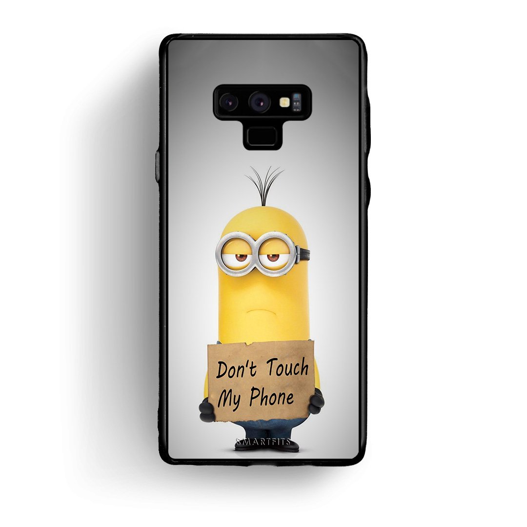 4 - samsung note 9 Minion Text case, cover, bumper