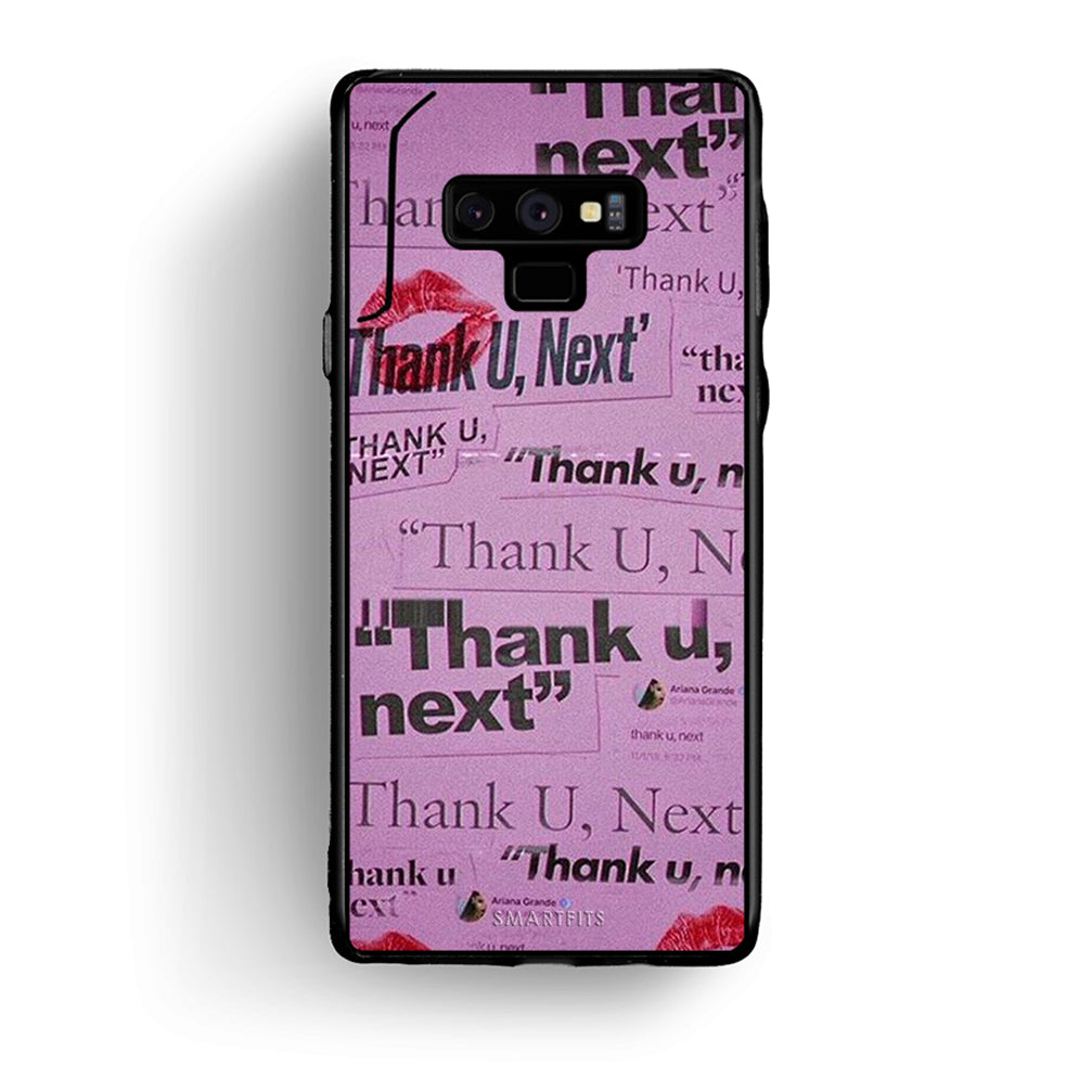 samsung note 9 Thank You Next Θήκη Αγίου Βαλεντίνου από τη Smartfits με σχέδιο στο πίσω μέρος και μαύρο περίβλημα | Smartphone case with colorful back and black bezels by Smartfits