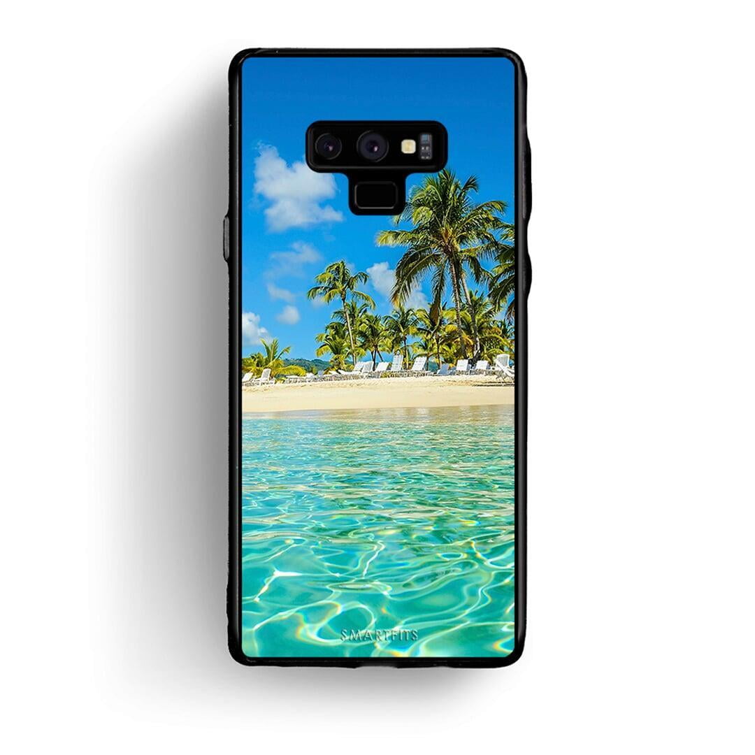 samsung note 9 Tropical Vibes Θήκη από τη Smartfits με σχέδιο στο πίσω μέρος και μαύρο περίβλημα | Smartphone case with colorful back and black bezels by Smartfits