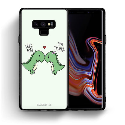 Θήκη Samsung Note 9 Rex Valentine από τη Smartfits με σχέδιο στο πίσω μέρος και μαύρο περίβλημα | Samsung Note 9 Rex Valentine case with colorful back and black bezels