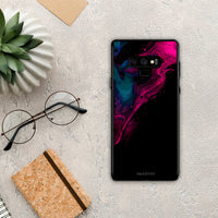 Thumbnail for Watercolor Pink Black - Samsung Galaxy Note 9 θήκη