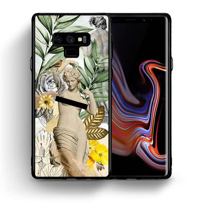 Θήκη Samsung Note 9 Woman Statue από τη Smartfits με σχέδιο στο πίσω μέρος και μαύρο περίβλημα | Samsung Note 9 Woman Statue case with colorful back and black bezels