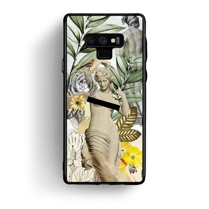 samsung note 9 Woman Statue θήκη από τη Smartfits με σχέδιο στο πίσω μέρος και μαύρο περίβλημα | Smartphone case with colorful back and black bezels by Smartfits
