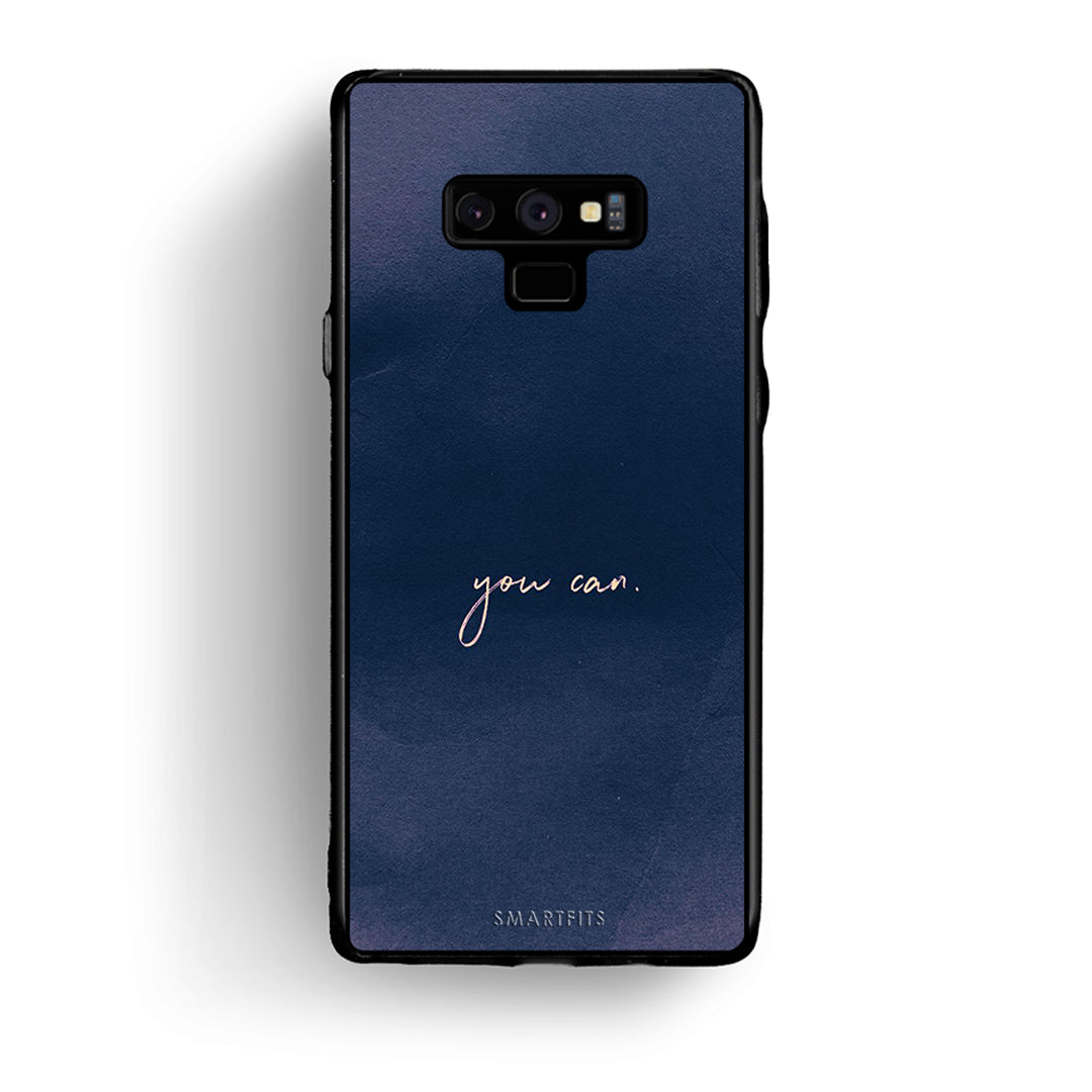 samsung note 9 You Can θήκη από τη Smartfits με σχέδιο στο πίσω μέρος και μαύρο περίβλημα | Smartphone case with colorful back and black bezels by Smartfits