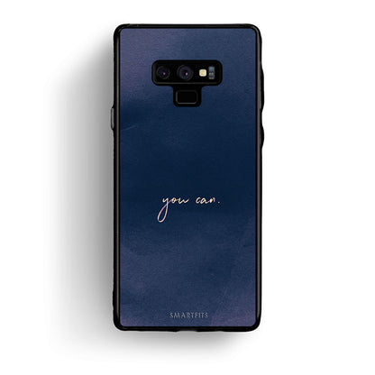 samsung note 9 You Can θήκη από τη Smartfits με σχέδιο στο πίσω μέρος και μαύρο περίβλημα | Smartphone case with colorful back and black bezels by Smartfits