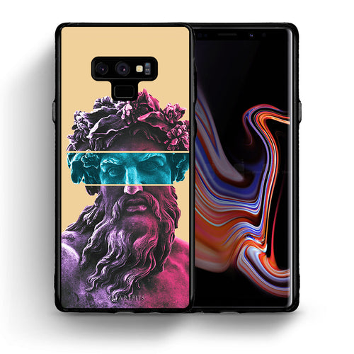 Θήκη Αγίου Βαλεντίνου Samsung Note 9 Zeus Art από τη Smartfits με σχέδιο στο πίσω μέρος και μαύρο περίβλημα | Samsung Note 9 Zeus Art case with colorful back and black bezels