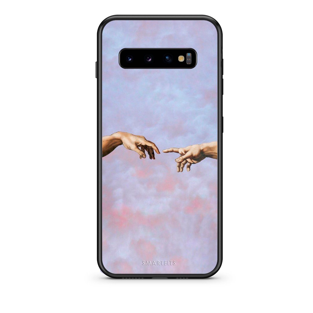 samsung s10 plus Adam Hand θήκη από τη Smartfits με σχέδιο στο πίσω μέρος και μαύρο περίβλημα | Smartphone case with colorful back and black bezels by Smartfits