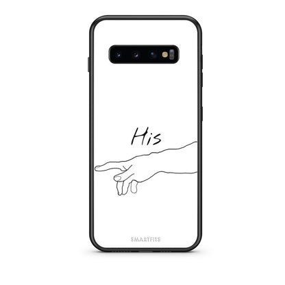 samsung s10 plus Aeshetic Love 2 Θήκη Αγίου Βαλεντίνου από τη Smartfits με σχέδιο στο πίσω μέρος και μαύρο περίβλημα | Smartphone case with colorful back and black bezels by Smartfits