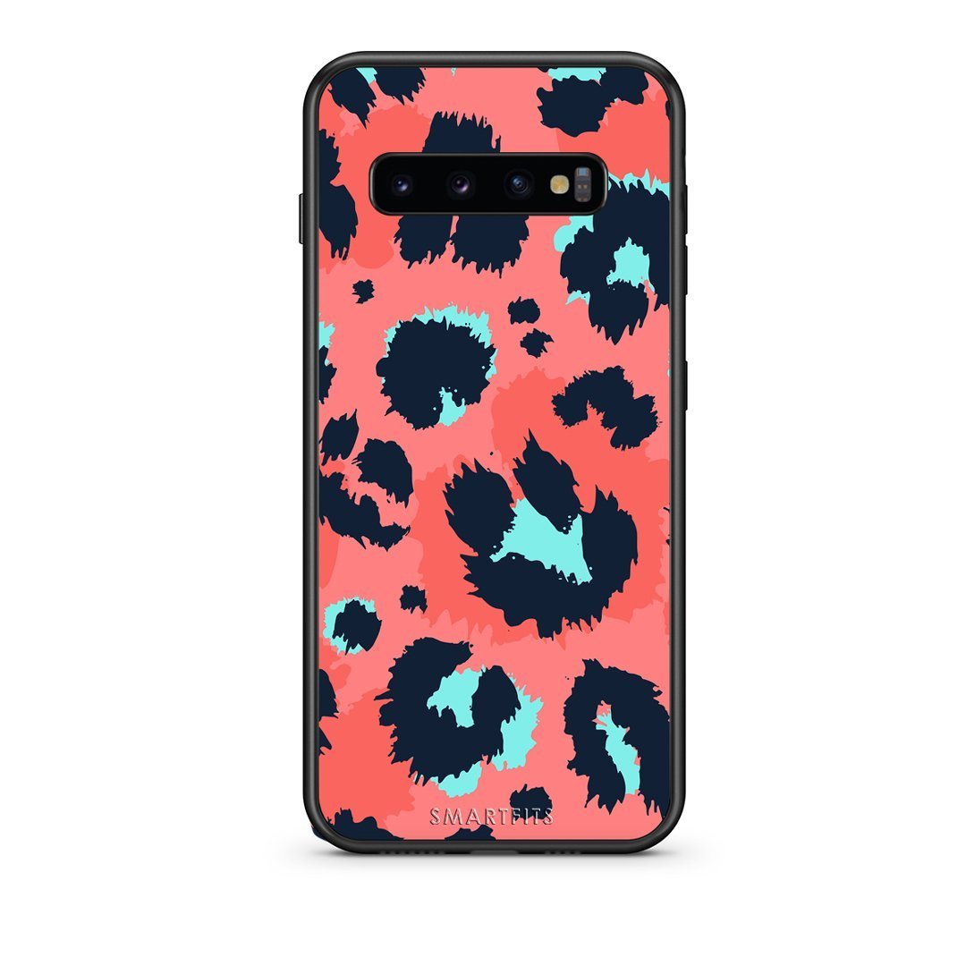 22 - samsung galaxy s10  Pink Leopard Animal case, cover, bumper