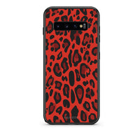 Thumbnail for 4 - samsung galaxy s10 Red Leopard Animal case, cover, bumper