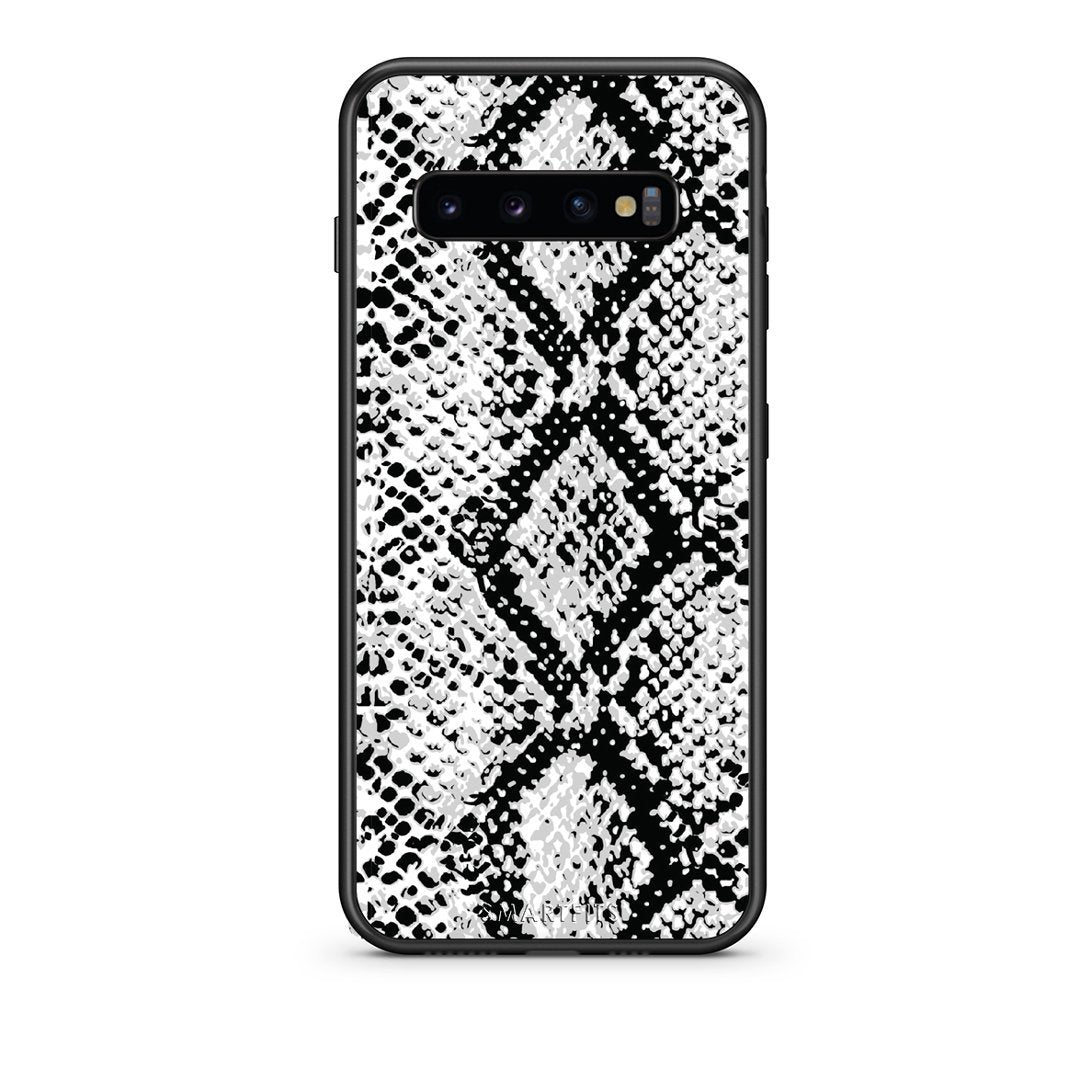 24 - samsung galaxy s10 plus White Snake Animal case, cover, bumper