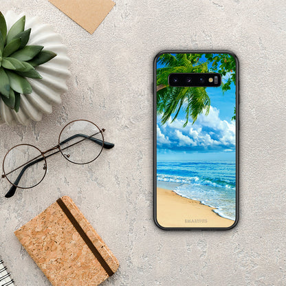 Beautiful Beach - Samsung Galaxy S10+ θήκη