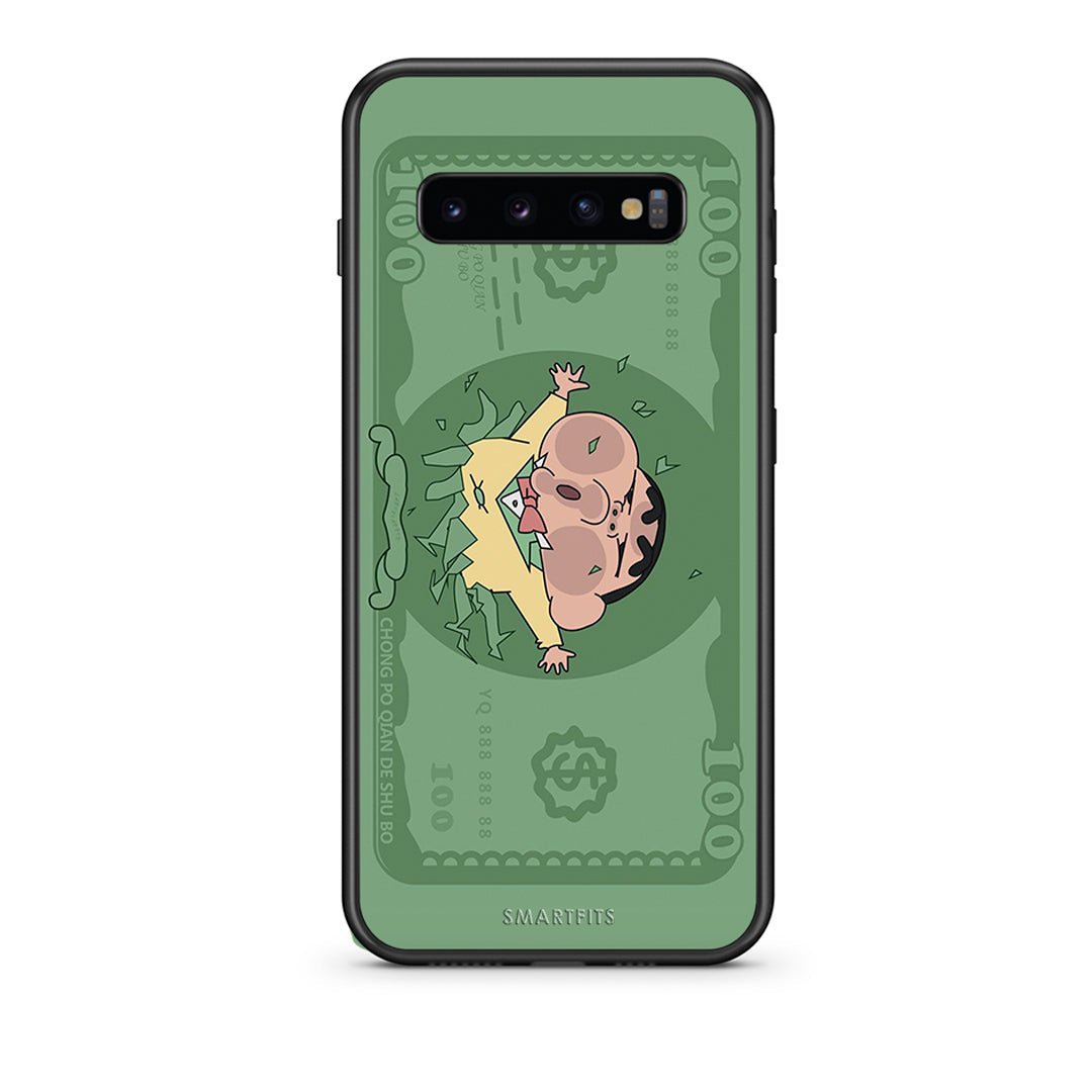 samsung s10 plus Big Money Θήκη Αγίου Βαλεντίνου από τη Smartfits με σχέδιο στο πίσω μέρος και μαύρο περίβλημα | Smartphone case with colorful back and black bezels by Smartfits