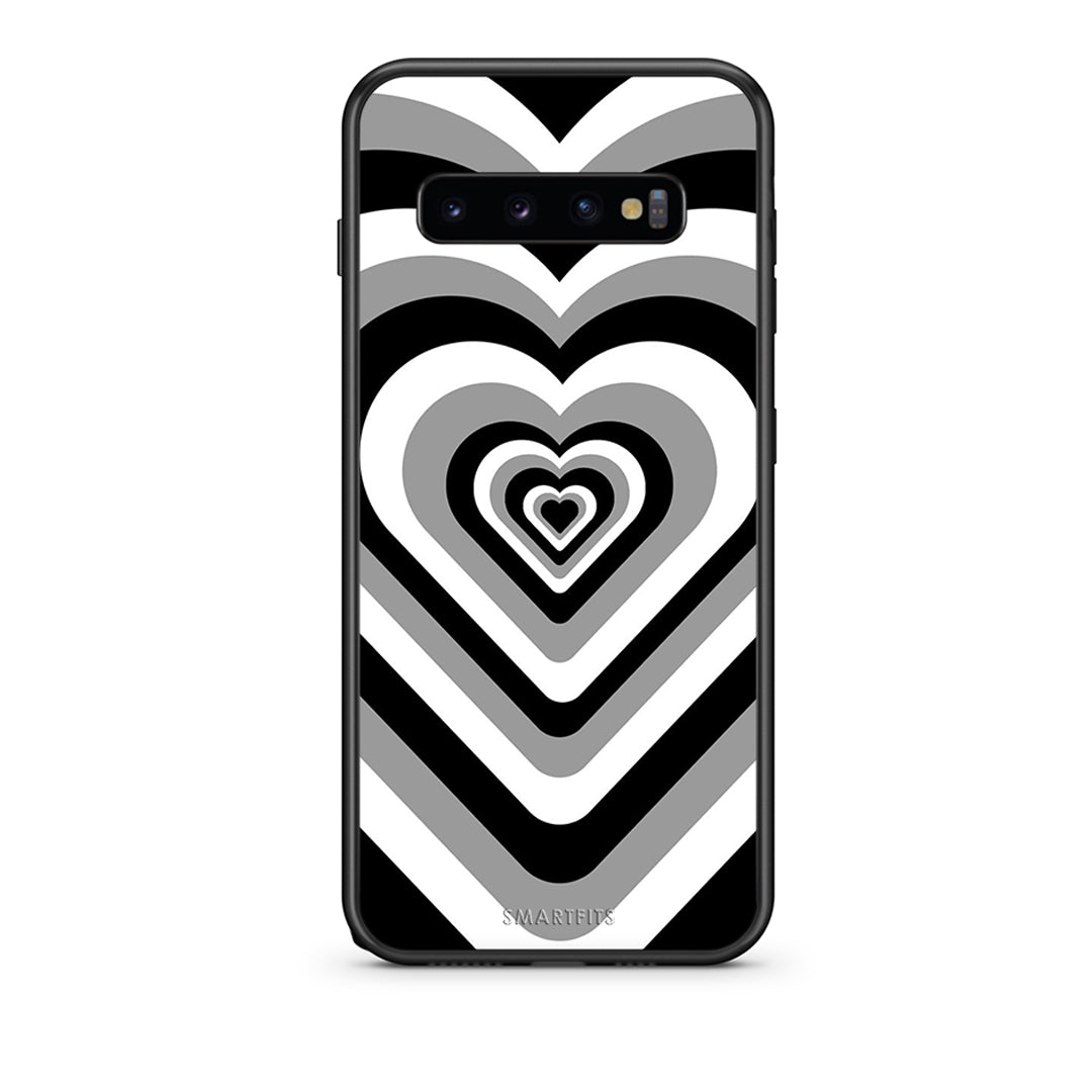 samsung s10 Black Hearts θήκη από τη Smartfits με σχέδιο στο πίσω μέρος και μαύρο περίβλημα | Smartphone case with colorful back and black bezels by Smartfits