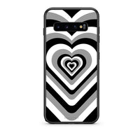 Thumbnail for samsung s10 Black Hearts θήκη από τη Smartfits με σχέδιο στο πίσω μέρος και μαύρο περίβλημα | Smartphone case with colorful back and black bezels by Smartfits