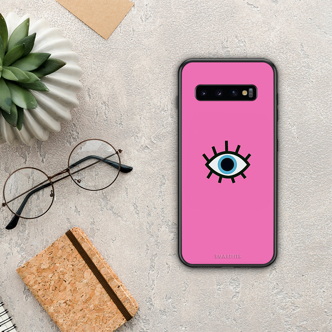 Blue Eye Pink - Samsung Galaxy S10 θήκη