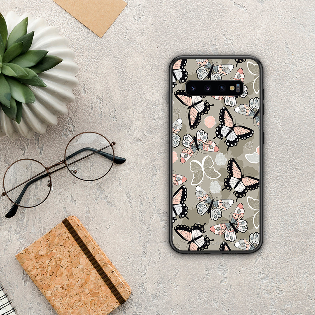 Boho Butterflies - Samsung Galaxy S10+ θήκη