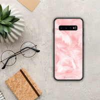 Thumbnail for Boho Pink Feather - Samsung Galaxy S10 θήκη